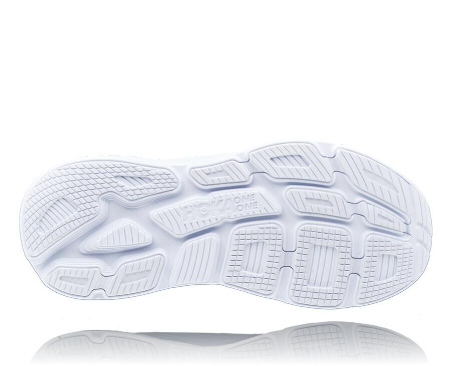 Hoka One One Running Shoes Mens White - Bondi 6 - 75308TLSR